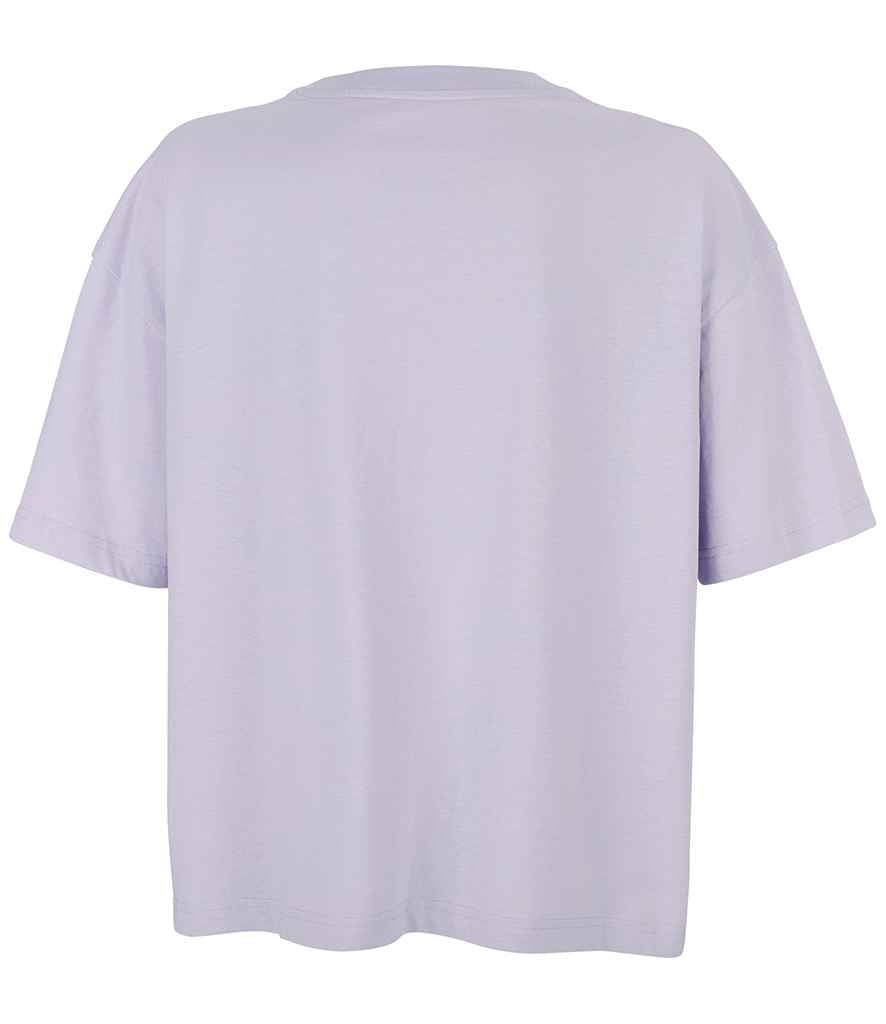 SOL'S Ladies Boxy Oversized Organic T-Shirt in by SOL'S — Custom branded clothing by Print Press, featuring premium embroidery produced in our specialist print lab in the UK.