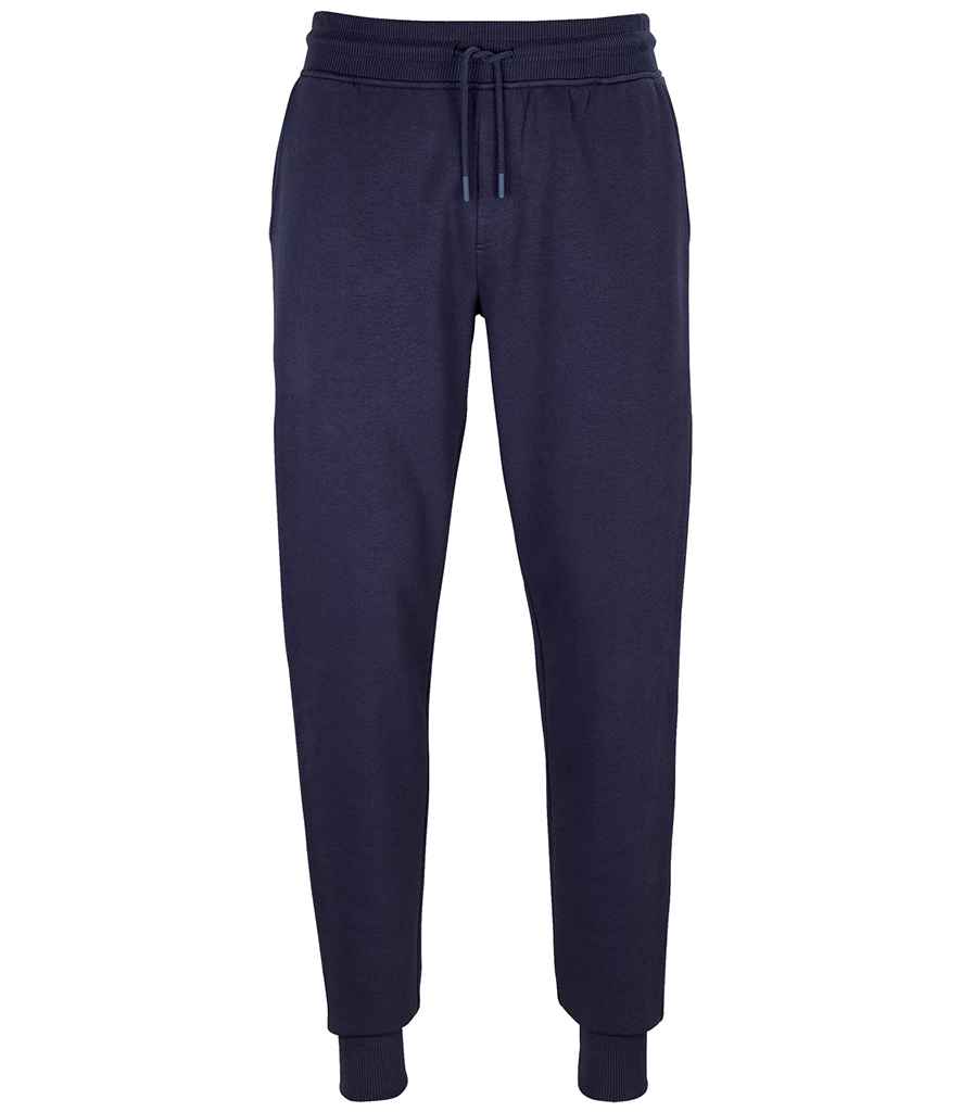SOL'S Unisex Jumbo Organic Jog Pants in French Navy by SOL'S — Custom branded clothing by Print Press, featuring premium embroidery produced in our specialist print lab in the UK.