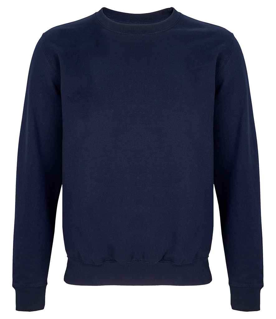 SOL'S Unisex Columbia Sweatshirt in French Navy by SOL'S — Custom branded clothing by Print Press, featuring premium embroidery produced in our specialist print lab in the UK.