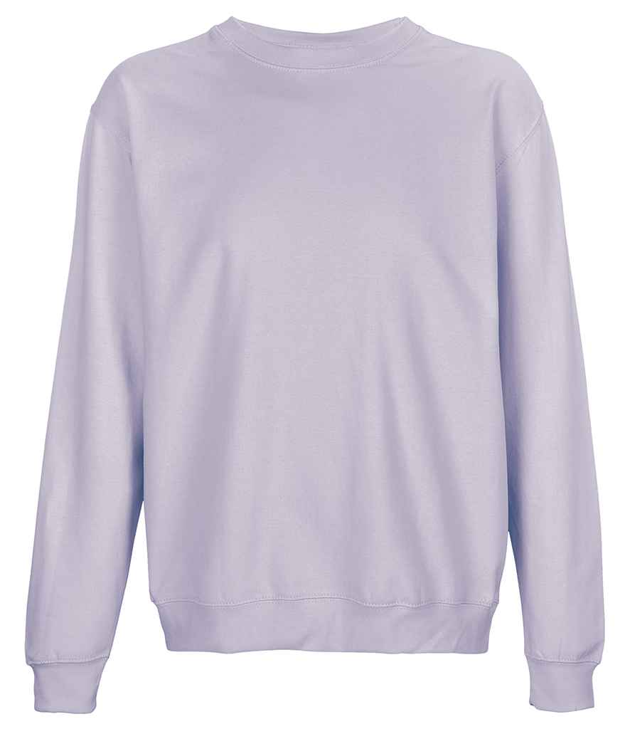 SOL'S Unisex Columbia Sweatshirt in Lilac by SOL'S — Custom branded clothing by Print Press, featuring premium embroidery produced in our specialist print lab in the UK.