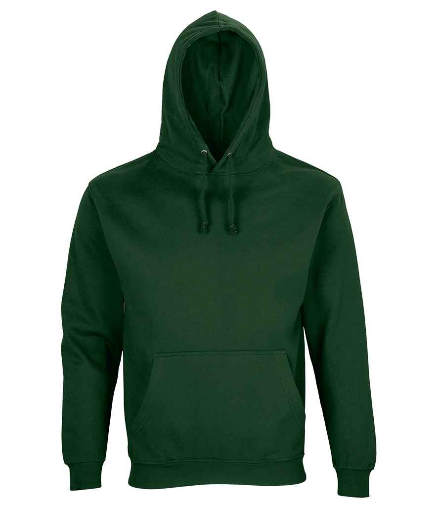 SOL'S Unisex Condor Hoodie in Bottle Green by SOL'S — Custom branded clothing by Print Press, featuring premium embroidery produced in our specialist print lab in the UK.