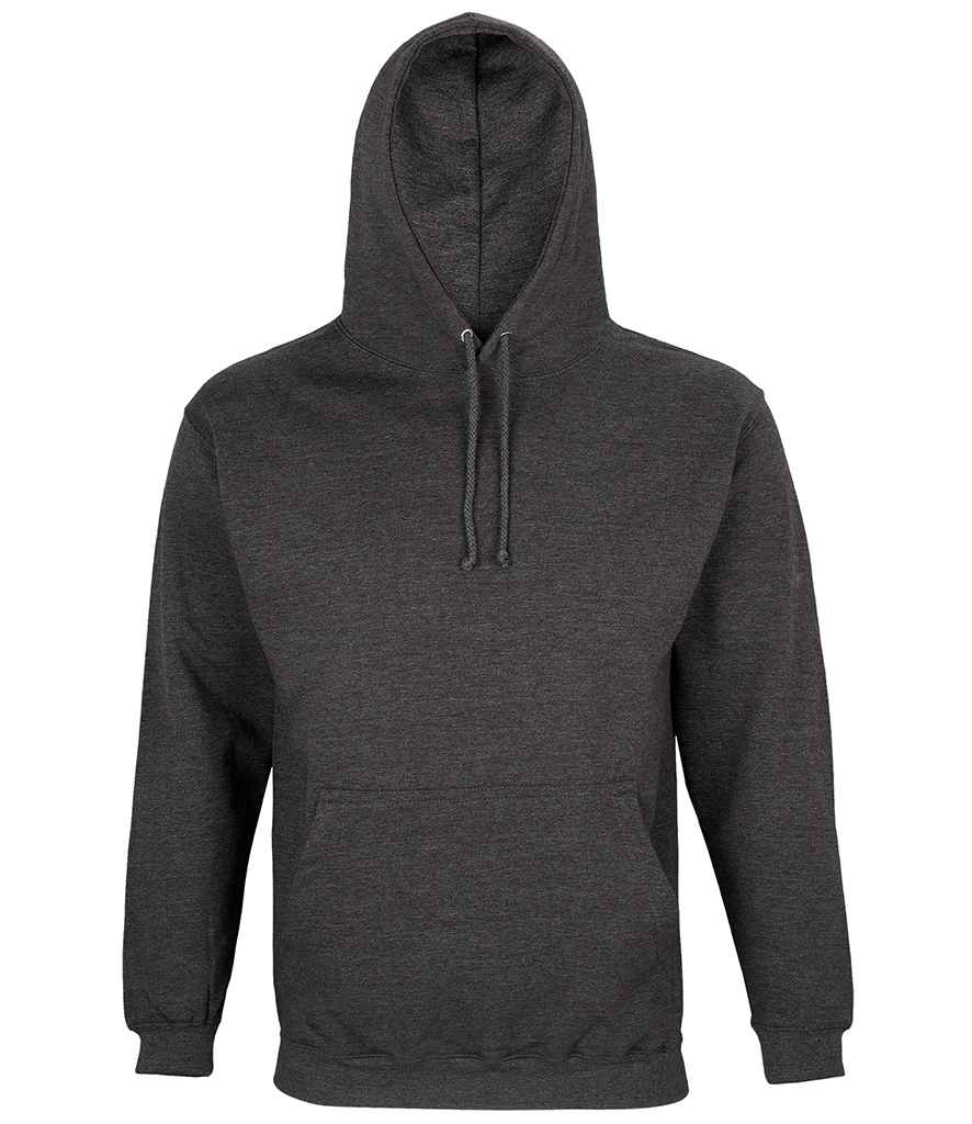 SOL'S Unisex Condor Hoodie in Charcoal Marl by SOL'S — Custom branded clothing by Print Press, featuring premium embroidery produced in our specialist print lab in the UK.