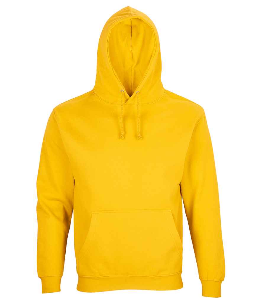 SOL'S Unisex Condor Hoodie in Gold by SOL'S — Custom branded clothing by Print Press, featuring premium embroidery produced in our specialist print lab in the UK.