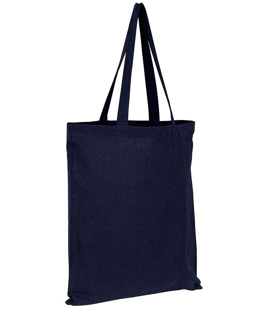 SOL'S Awake Recycled Tote Bag in ONE French Navy by SOL'S — Custom branded clothing by Print Press, featuring premium embroidery produced in our specialist print lab in the UK.