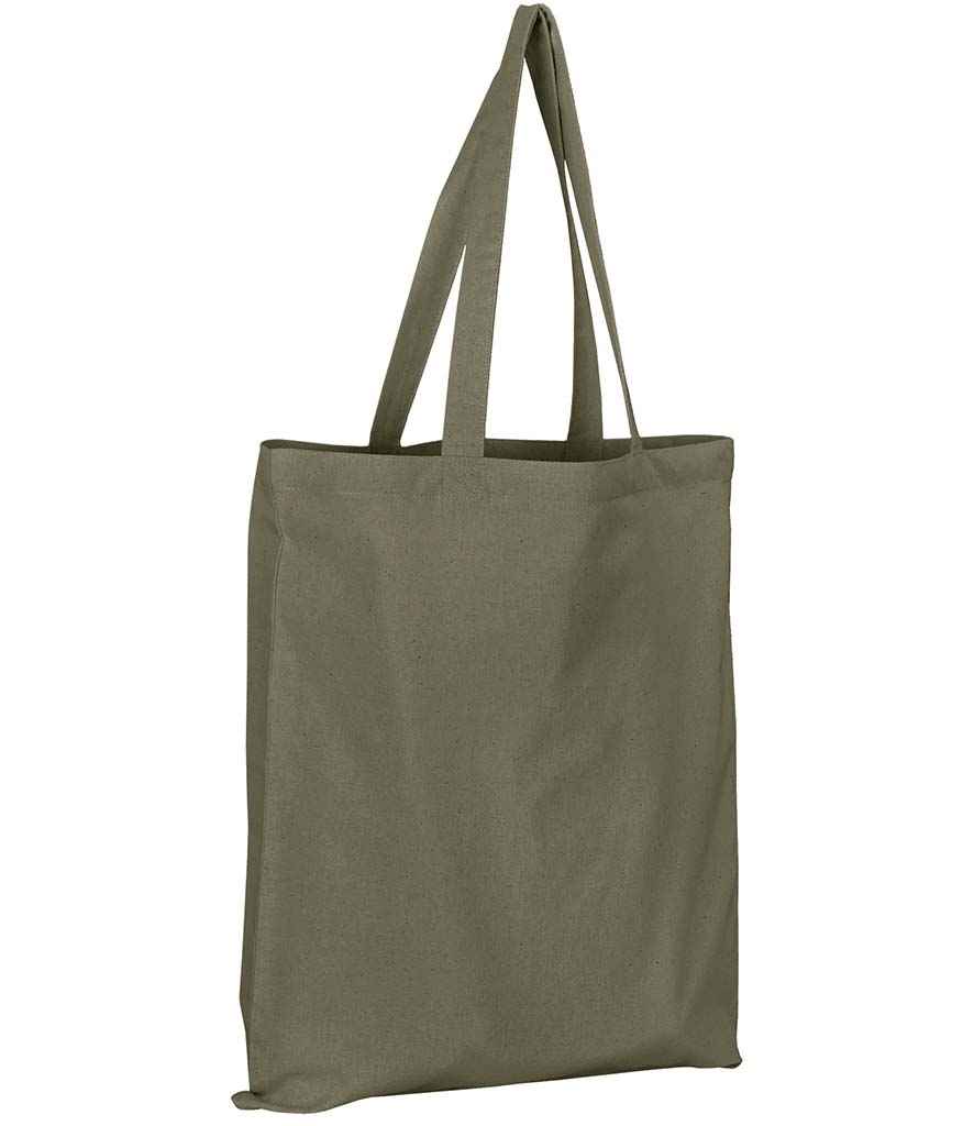 SOL'S Awake Recycled Tote Bag in ONE Khaki by SOL'S — Custom branded clothing by Print Press, featuring premium embroidery produced in our specialist print lab in the UK.