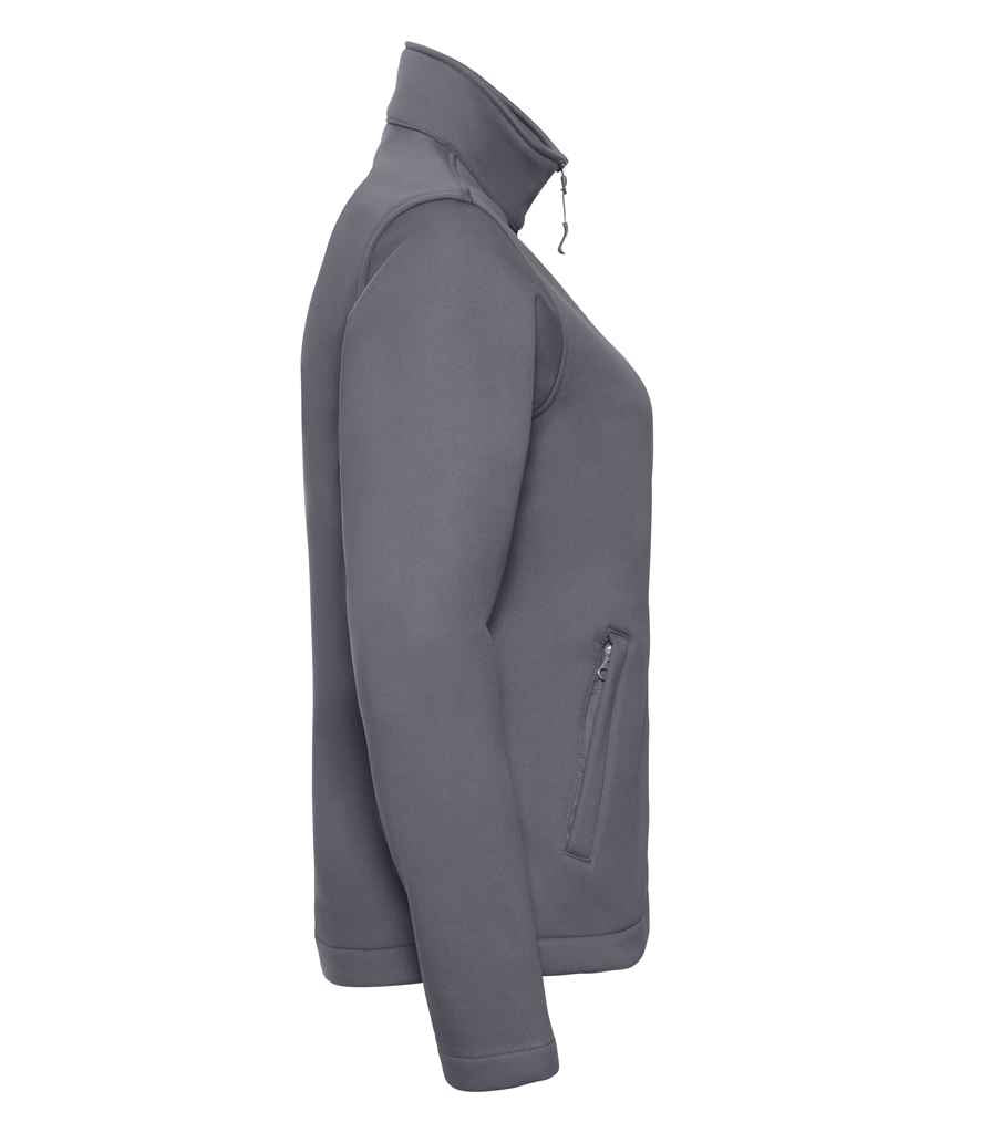 Russell Ladies Smart Soft Shell Jacket in by Russell — Custom branded clothing by Print Press, featuring premium embroidery produced in our specialist print lab in the UK.