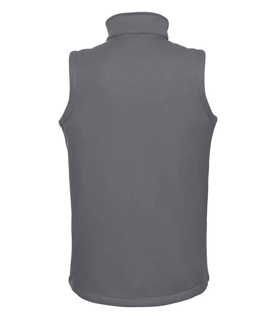 Russell Smart Soft Shell Gilet in by Russell — Custom branded clothing by Print Press, featuring premium embroidery produced in our specialist print lab in the UK.