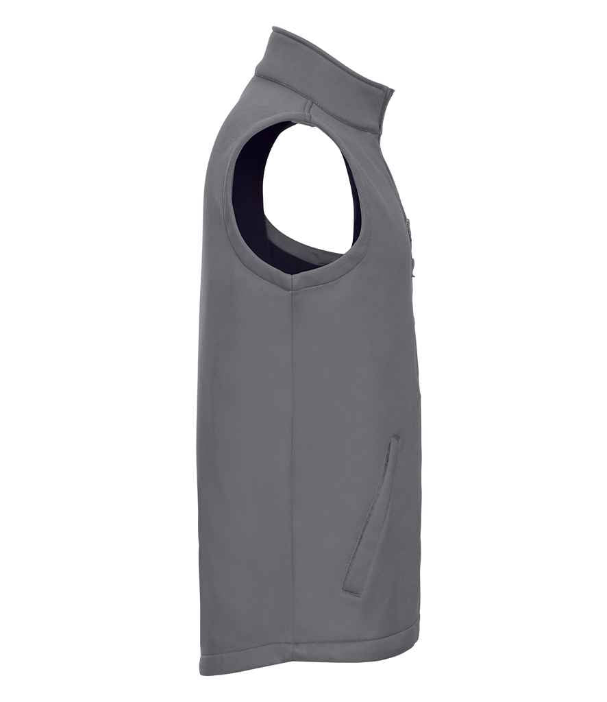 Russell Smart Soft Shell Gilet in by Russell — Custom branded clothing by Print Press, featuring premium embroidery produced in our specialist print lab in the UK.
