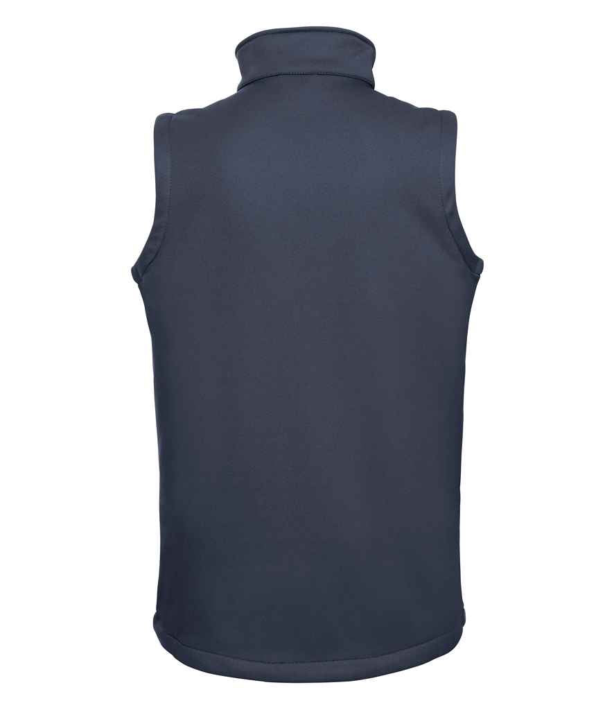 Russell Smart Soft Shell Gilet in by Russell — Custom branded clothing by Print Press, featuring premium embroidery produced in our specialist print lab in the UK.