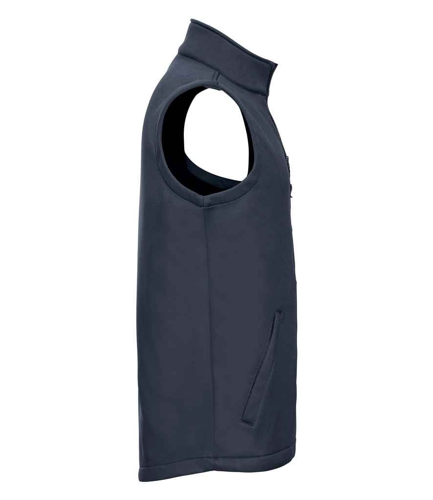 Russell Smart Soft Shell Gilet in by Russell — Custom branded clothing by Print Press, featuring premium embroidery produced in our specialist print lab in the UK.