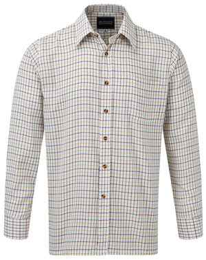 Fort Tattersall Shirt in GREEN by FORT — Custom branded clothing by Print Press, featuring premium embroidery produced in our specialist print lab in the UK.
