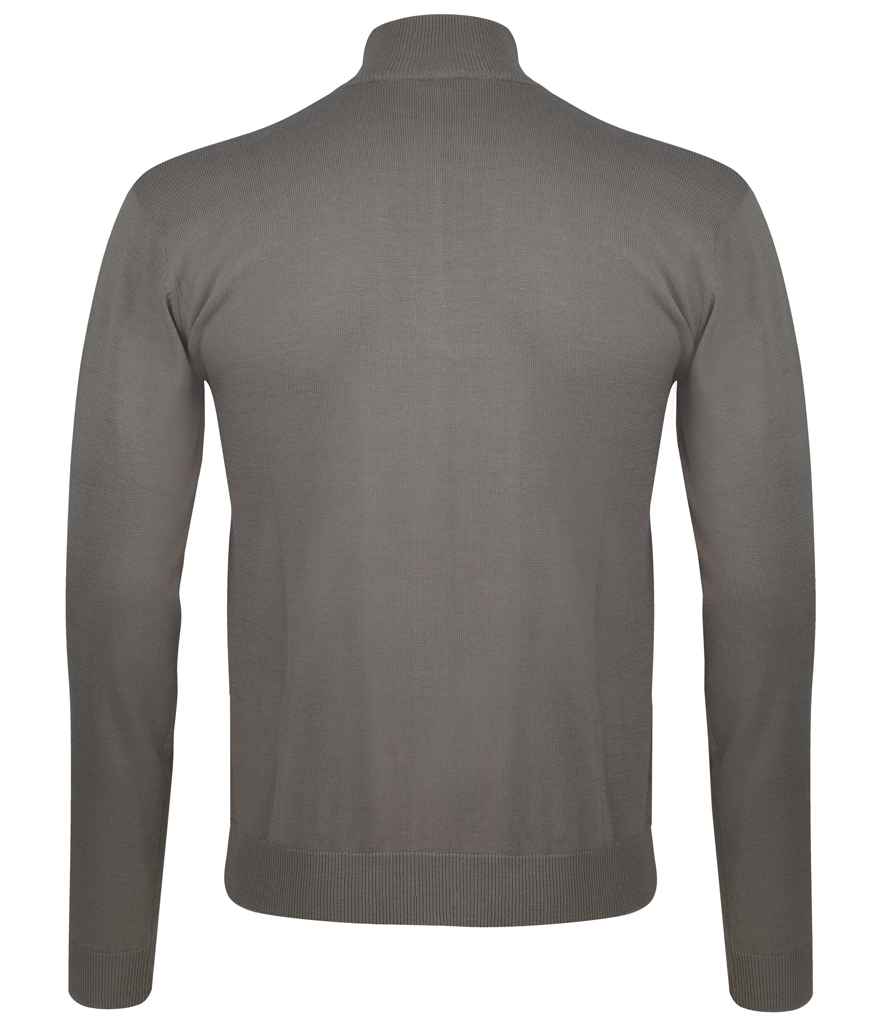 SOL'S Gordon Full Zip Cotton Acrylic Cardigan in by SOL'S — Custom branded clothing by Print Press, featuring premium embroidery produced in our specialist print lab in the UK.