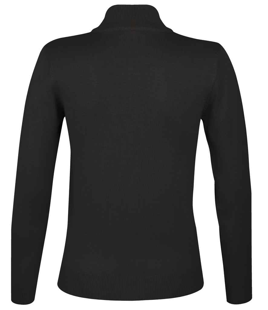 SOL'S Ladies Gordon Full Zip Cotton Acrylic Cardigan in by SOL'S — Custom branded clothing by Print Press, featuring premium embroidery produced in our specialist print lab in the UK.