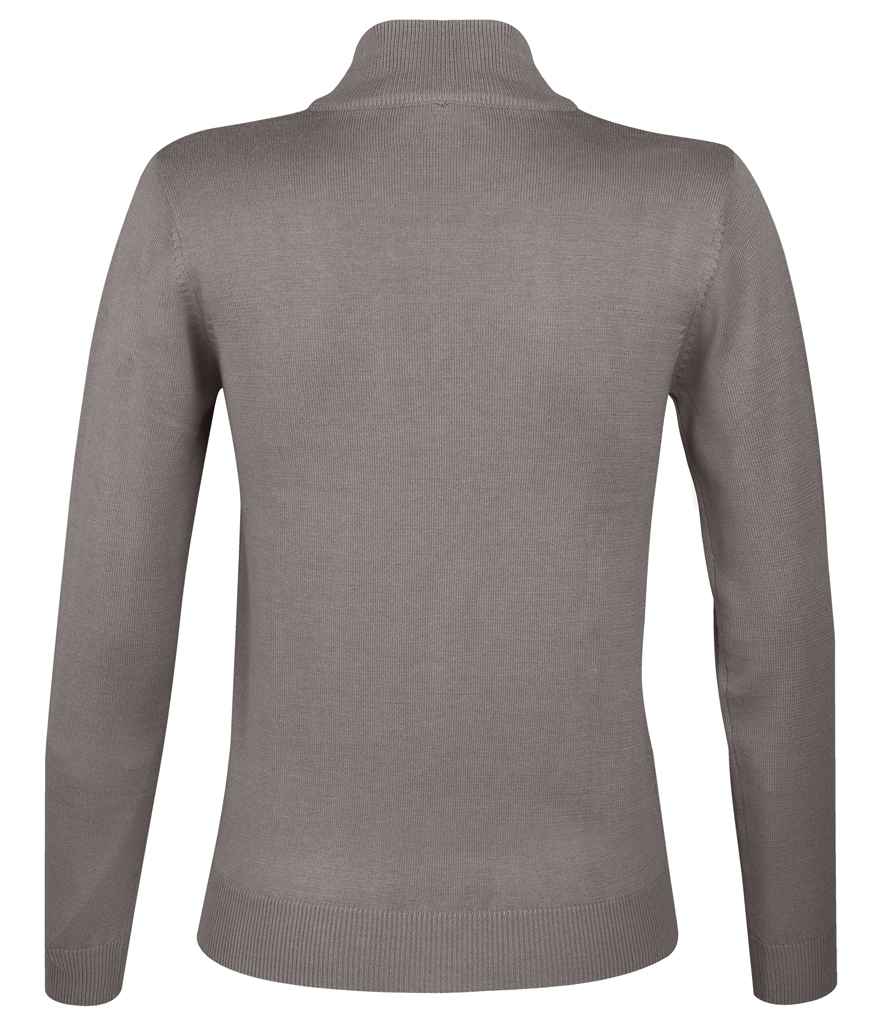 SOL'S Ladies Gordon Full Zip Cotton Acrylic Cardigan in by SOL'S — Custom branded clothing by Print Press, featuring premium embroidery produced in our specialist print lab in the UK.