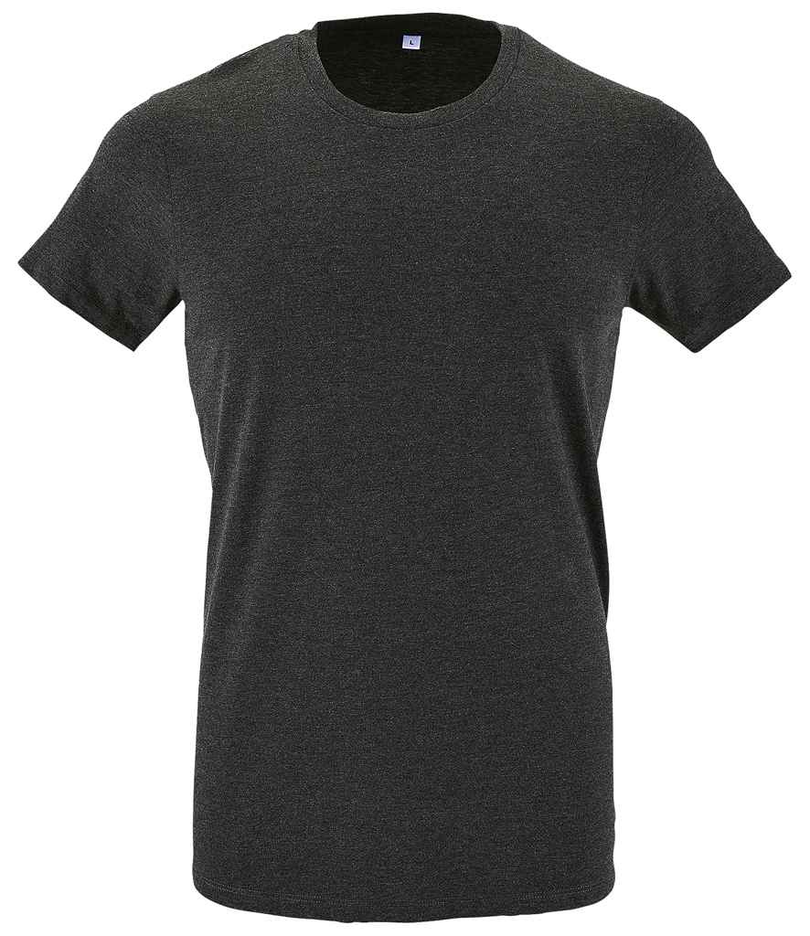 SOL'S Regent Fit T-Shirt (2nd Colours) in Charcoal Marl by SOL'S — Custom branded clothing by Print Press, featuring premium embroidery produced in our specialist print lab in the UK.