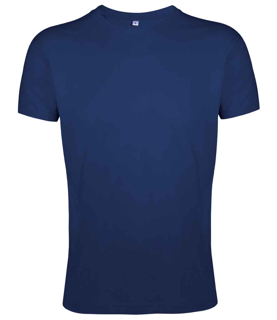 SOL'S Regent Fit T-Shirt in French Navy by SOL'S — Custom branded clothing by Print Press, featuring premium embroidery produced in our specialist print lab in the UK.