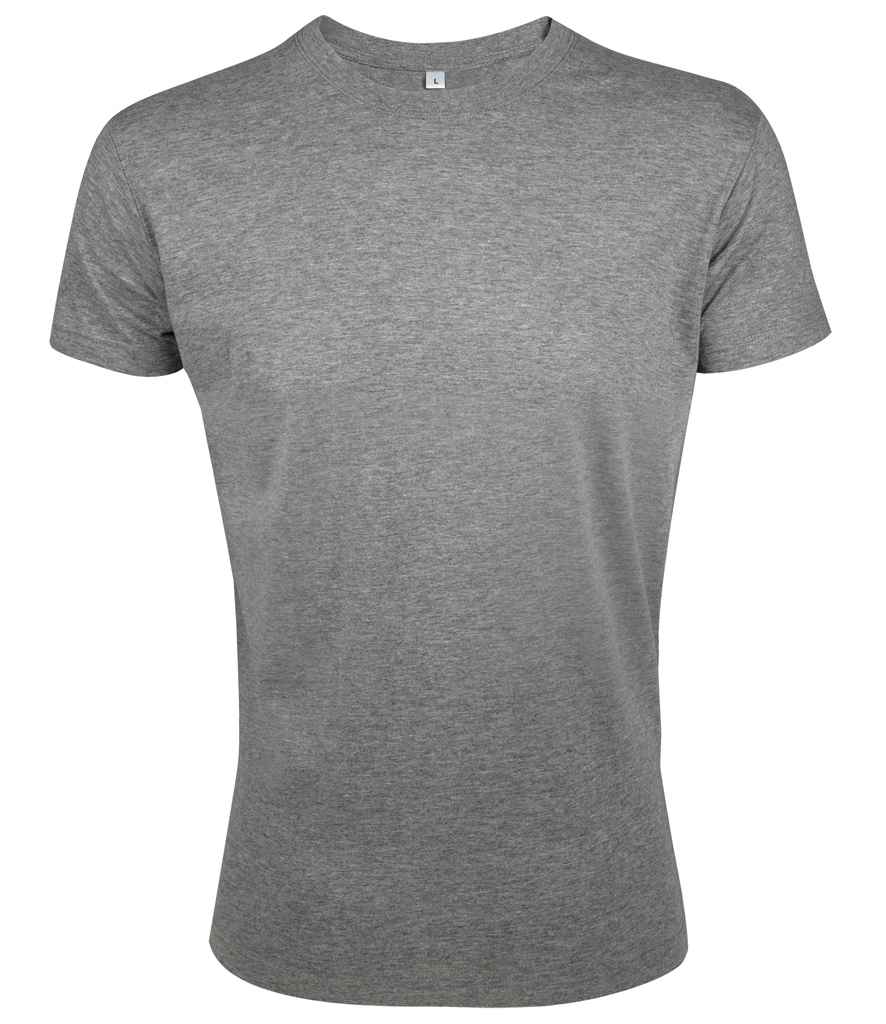 SOL'S Regent Fit T-Shirt (2nd Colours) in Grey Marl by SOL'S — Custom branded clothing by Print Press, featuring premium embroidery produced in our specialist print lab in the UK.