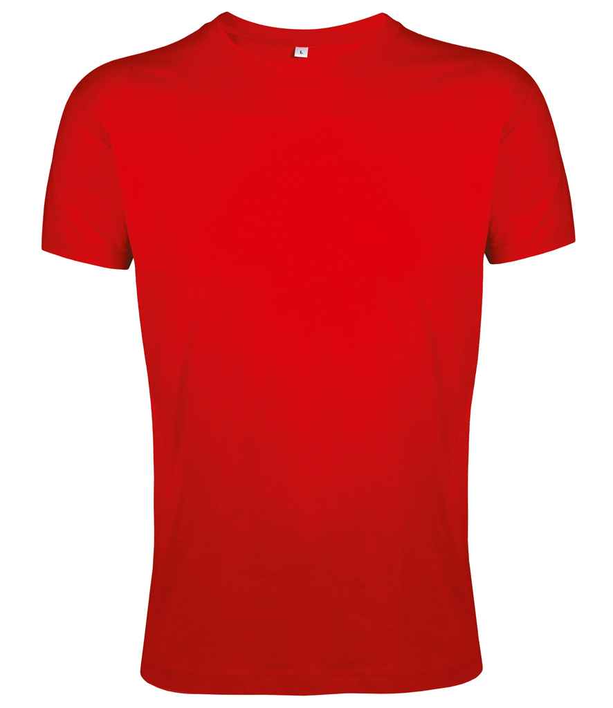 SOL'S Regent Fit T-Shirt (2nd Colours) in Red by SOL'S — Custom branded clothing by Print Press, featuring premium embroidery produced in our specialist print lab in the UK.