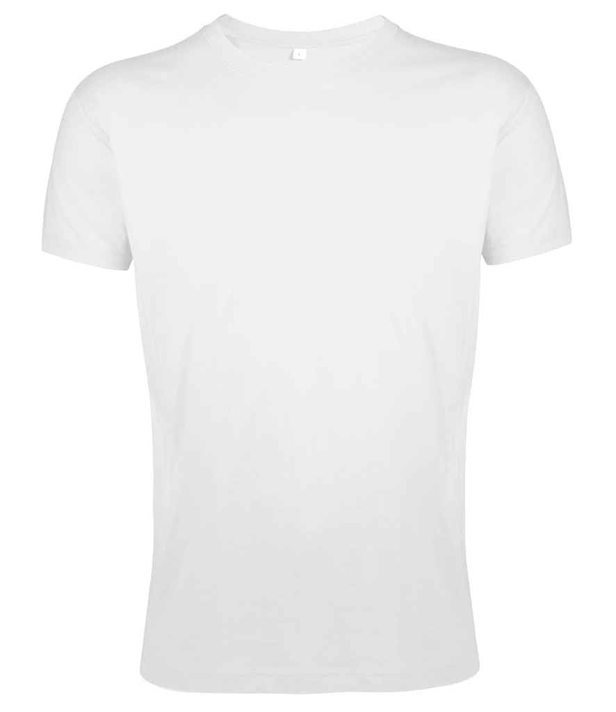 SOL'S Regent Fit T-Shirt in White by SOL'S — Custom branded clothing by Print Press, featuring premium embroidery produced in our specialist print lab in the UK.