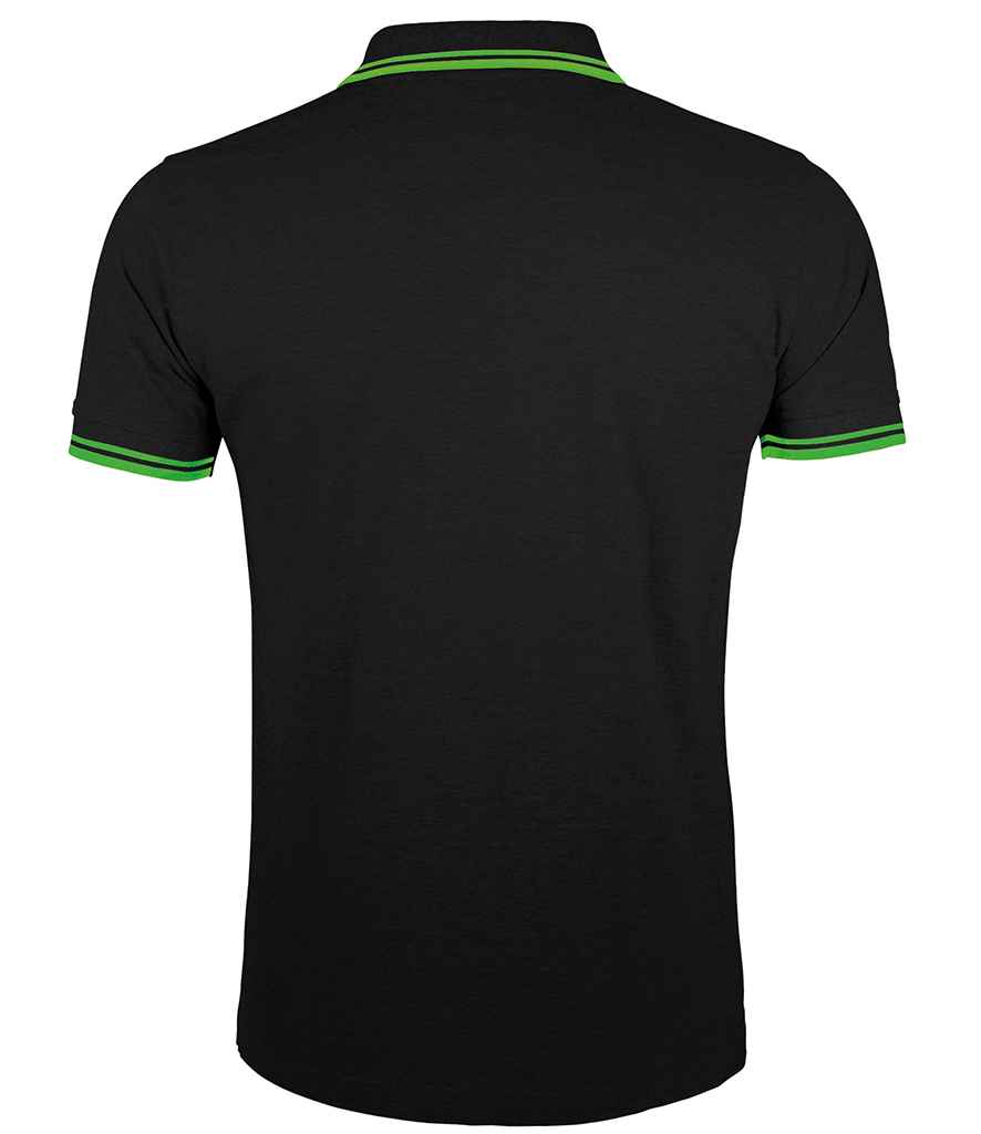 SOL'S Pasadena Tipped Cotton Piqué Polo Shirt in by SOL'S — Custom branded clothing by Print Press, featuring premium embroidery produced in our specialist print lab in the UK.