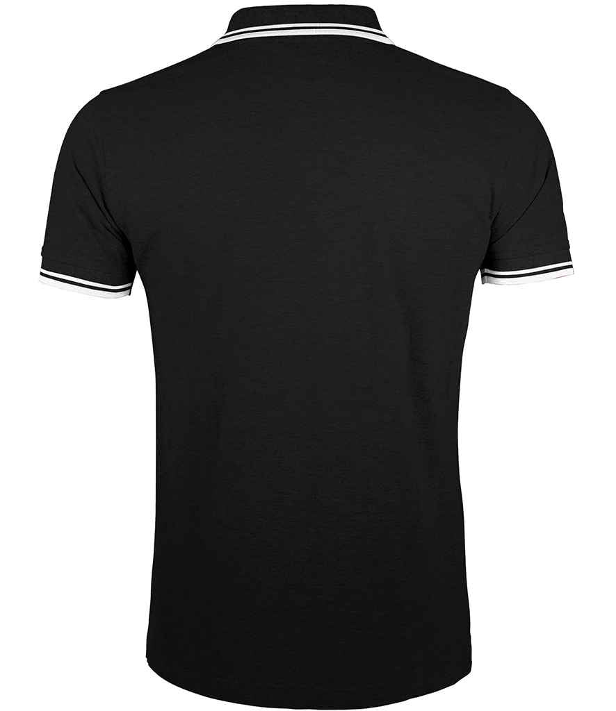 SOL'S Pasadena Tipped Cotton Piqué Polo Shirt in by SOL'S — Custom branded clothing by Print Press, featuring premium embroidery produced in our specialist print lab in the UK.