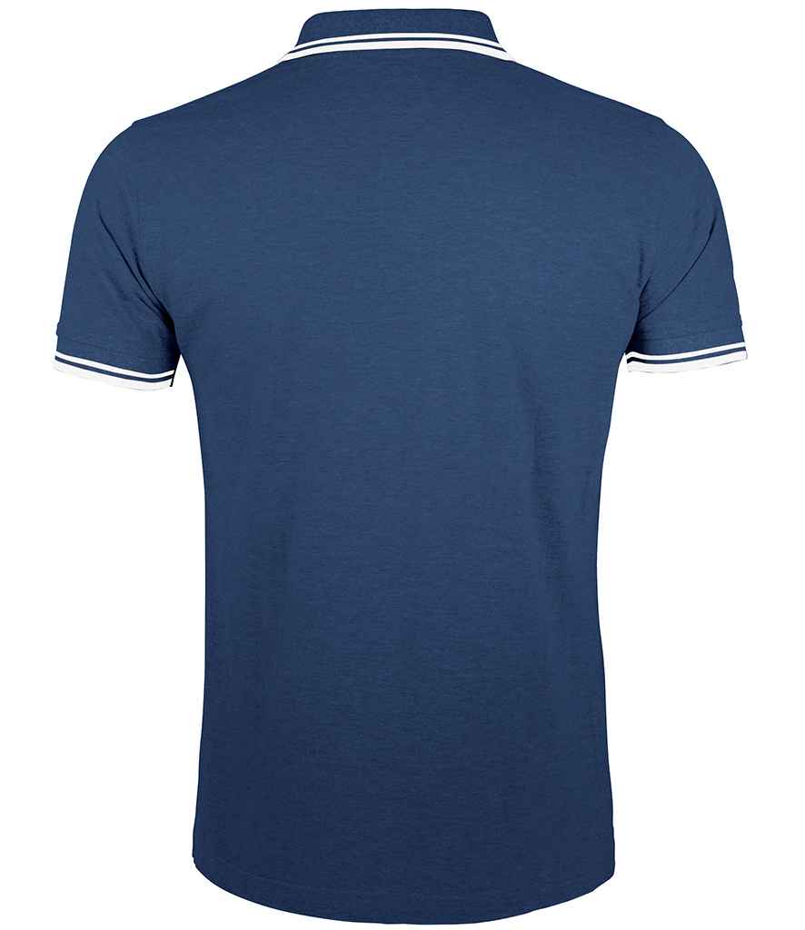 SOL'S Pasadena Tipped Cotton Piqué Polo Shirt in by SOL'S — Custom branded clothing by Print Press, featuring premium embroidery produced in our specialist print lab in the UK.
