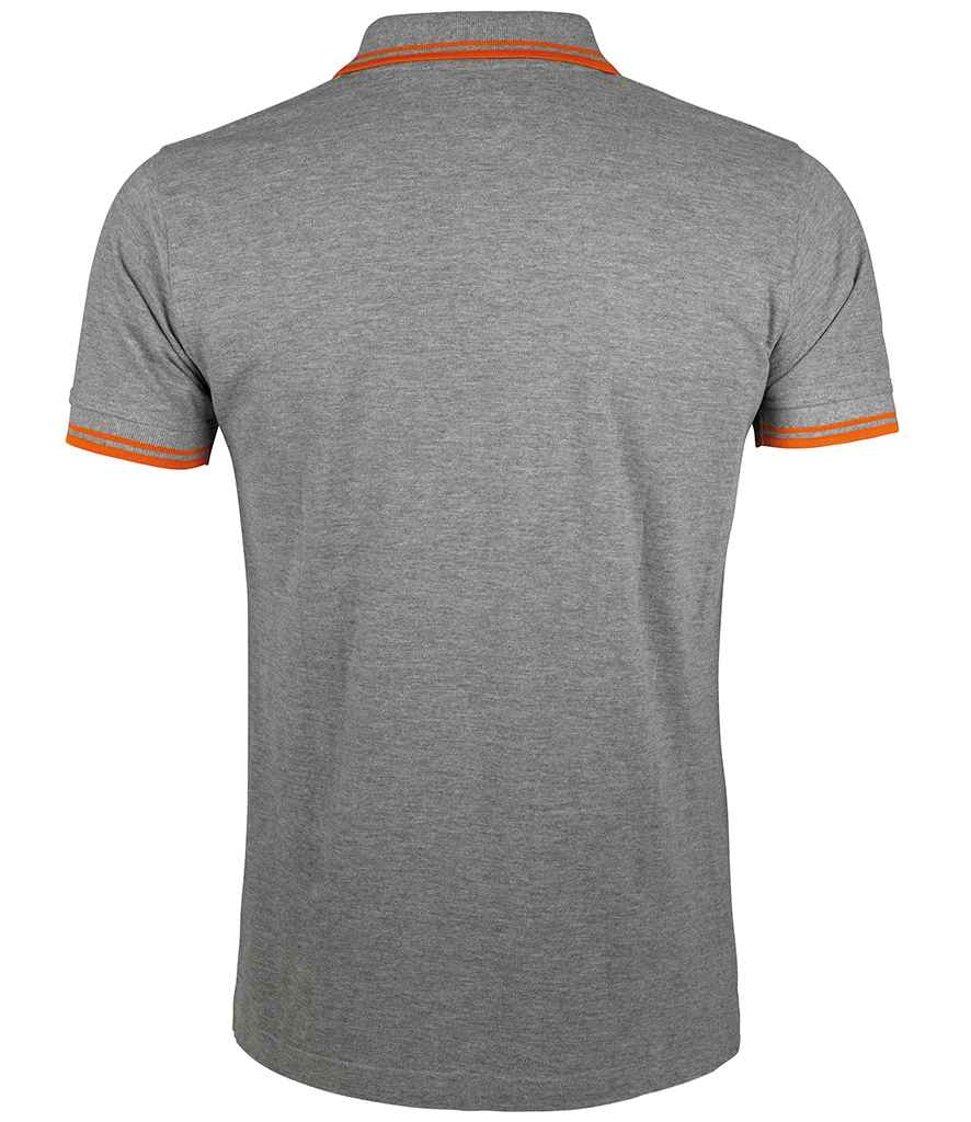SOL'S Pasadena Tipped Cotton Piqué Polo Shirt in by SOL'S — Custom branded clothing by Print Press, featuring premium embroidery produced in our specialist print lab in the UK.