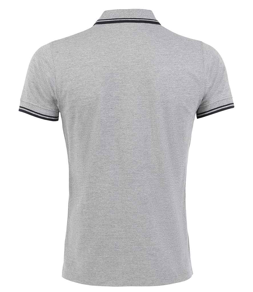 SOL'S Pasadena Tipped Cotton Piqué Polo Shirt in by SOL'S — Custom branded clothing by Print Press, featuring premium embroidery produced in our specialist print lab in the UK.