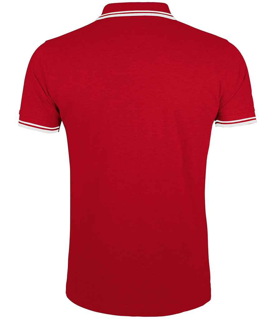 SOL'S Pasadena Tipped Cotton Piqué Polo Shirt in by SOL'S — Custom branded clothing by Print Press, featuring premium embroidery produced in our specialist print lab in the UK.