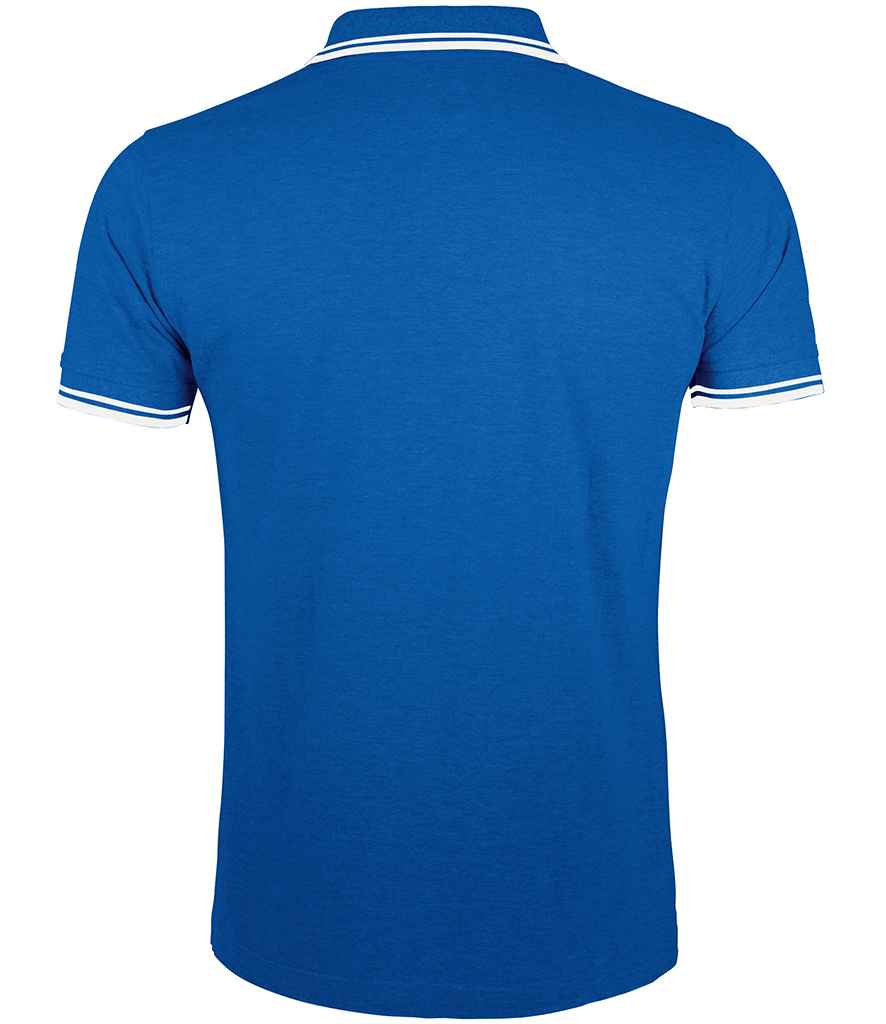 SOL'S Pasadena Tipped Cotton Piqué Polo Shirt in by SOL'S — Custom branded clothing by Print Press, featuring premium embroidery produced in our specialist print lab in the UK.