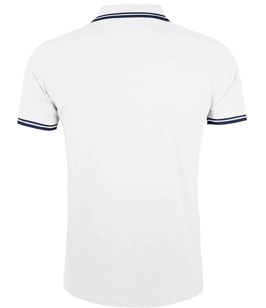 SOL'S Pasadena Tipped Cotton Piqué Polo Shirt in by SOL'S — Custom branded clothing by Print Press, featuring premium embroidery produced in our specialist print lab in the UK.
