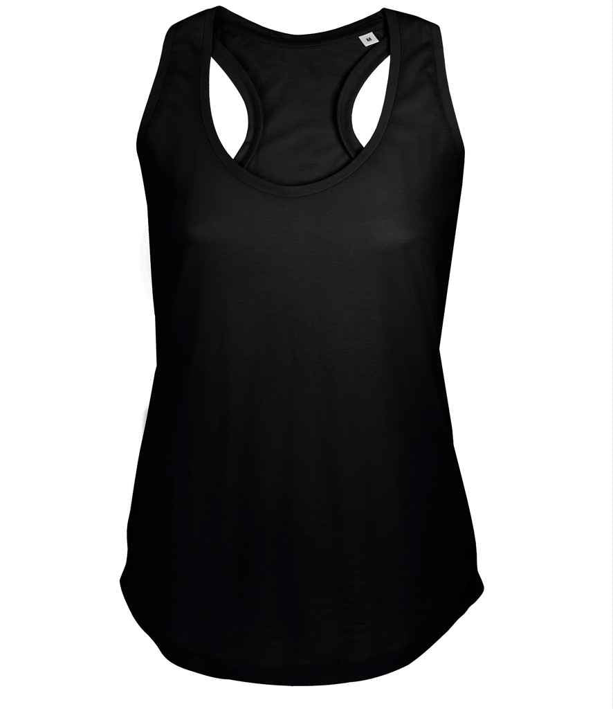 SOL'S Ladies Moka Tank Top in Deep Black by SOL'S — Custom branded clothing by Print Press, featuring premium embroidery produced in our specialist print lab in the UK.