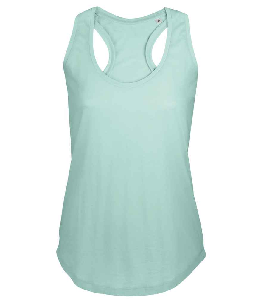 SOL'S Ladies Moka Tank Top in Jade by SOL'S — Custom branded clothing by Print Press, featuring premium embroidery produced in our specialist print lab in the UK.