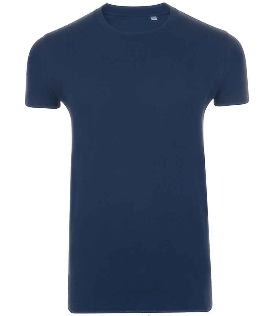 SOL'S Imperial Fit T-Shirt in French Navy by SOL'S — Custom branded clothing by Print Press, featuring premium embroidery produced in our specialist print lab in the UK.