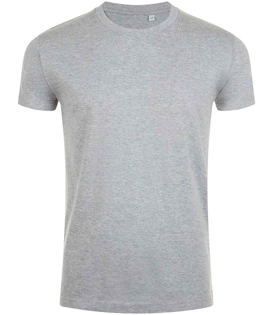 SOL'S Imperial Fit T-Shirt in Grey Marl by SOL'S — Custom branded clothing by Print Press, featuring premium embroidery produced in our specialist print lab in the UK.