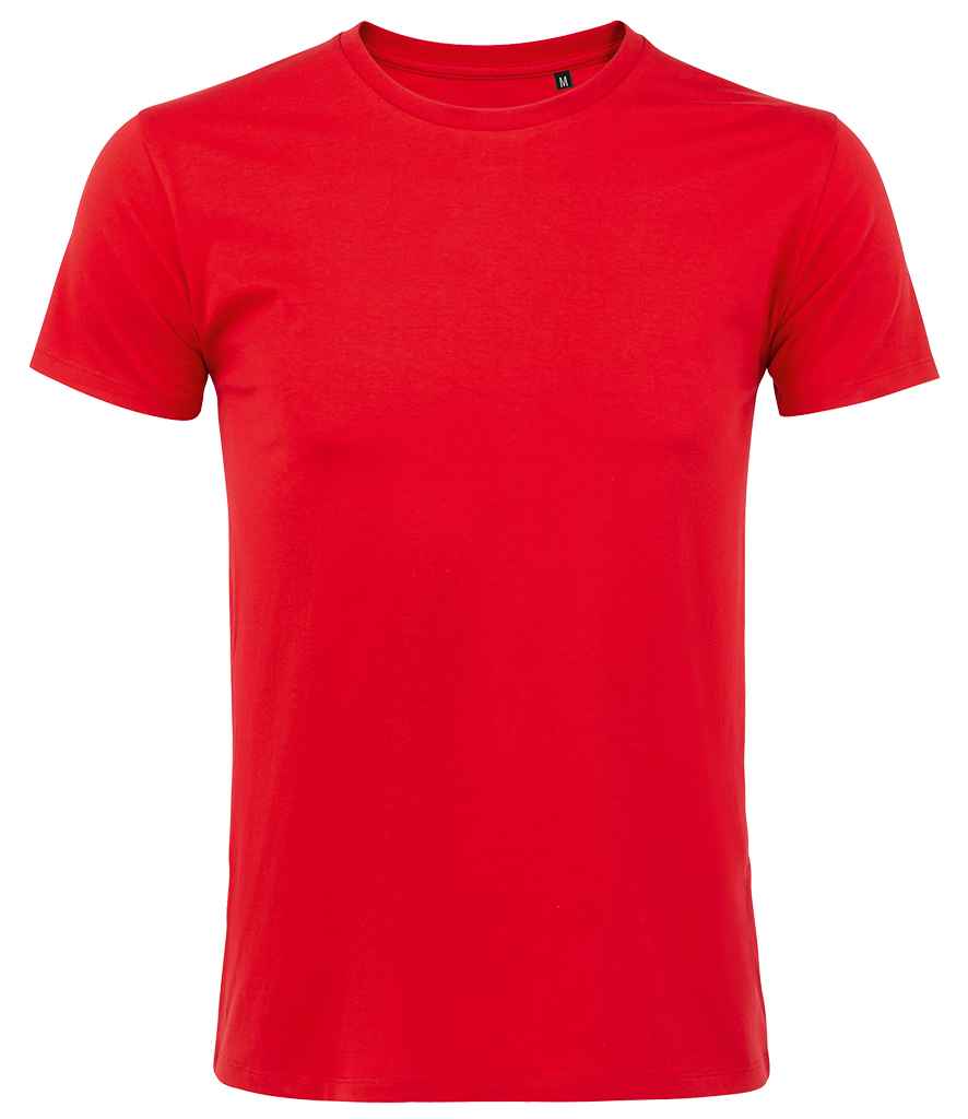 SOL'S Imperial Fit T-Shirt in Red by SOL'S — Custom branded clothing by Print Press, featuring premium embroidery produced in our specialist print lab in the UK.