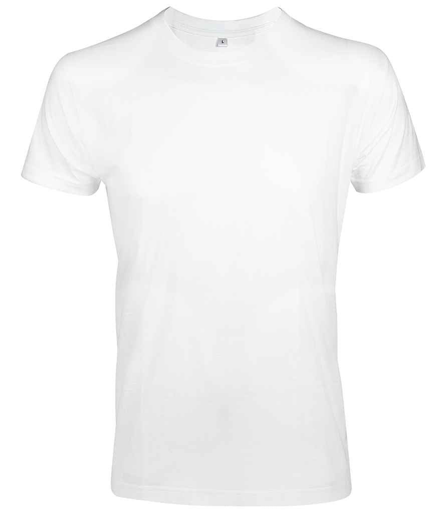 SOL'S Imperial Fit T-Shirt in White by SOL'S — Custom branded clothing by Print Press, featuring premium embroidery produced in our specialist print lab in the UK.