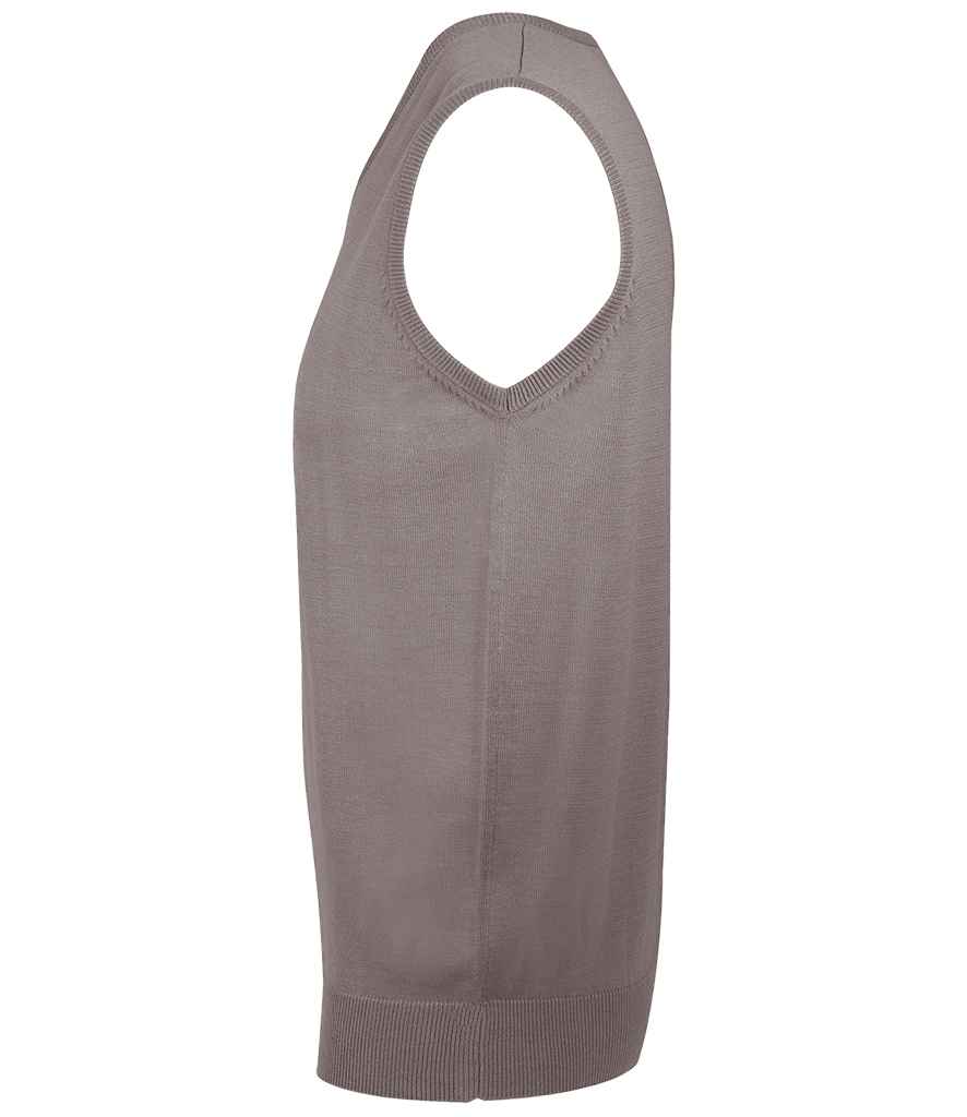 SOL'S Unisex Gentlemen Sleeveless Cotton Acrylic V Neck Sweater in by SOL'S — Custom branded clothing by Print Press, featuring premium embroidery produced in our specialist print lab in the UK.