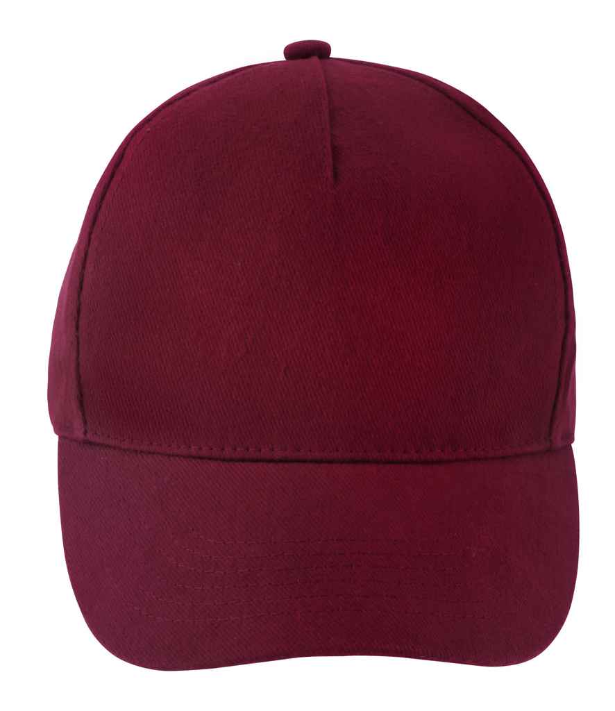 SOL'S Long Beach Cap in ONE Burgundy by SOL'S — Custom branded clothing by Print Press, featuring premium embroidery produced in our specialist print lab in the UK.