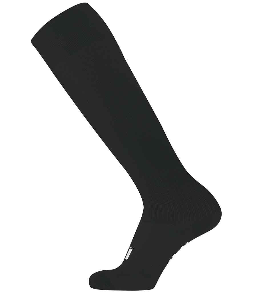 SOL'S Soccer Socks in Black by SOL'S — Custom branded clothing by Print Press, featuring premium embroidery produced in our specialist print lab in the UK.