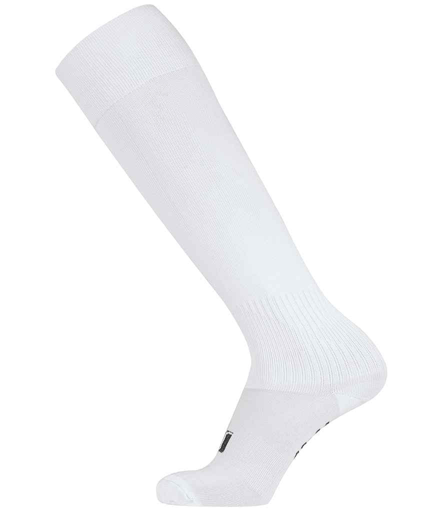 SOL'S Soccer Socks in White by SOL'S — Custom branded clothing by Print Press, featuring premium embroidery produced in our specialist print lab in the UK.