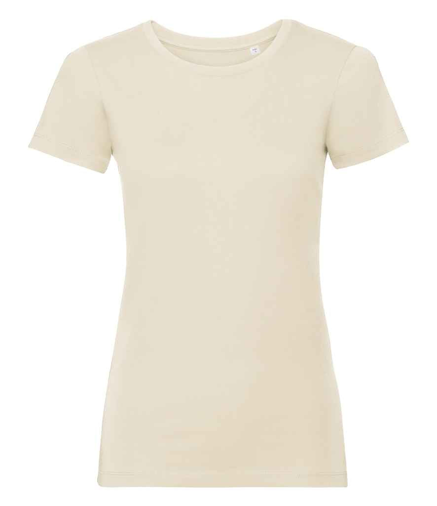 Russell Ladies Pure Organic T-Shirt in by Russell — Custom branded clothing by Print Press, featuring premium embroidery produced in our specialist print lab in the UK.