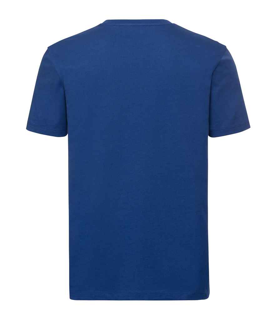Russell Pure Organic T-Shirt in by Russell — Custom branded clothing by Print Press, featuring premium embroidery produced in our specialist print lab in the UK.