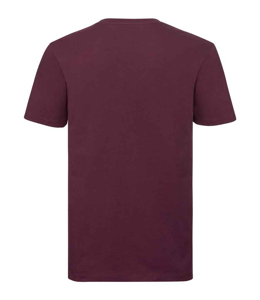 Russell Pure Organic T-Shirt in by Russell — Custom branded clothing by Print Press, featuring premium embroidery produced in our specialist print lab in the UK.