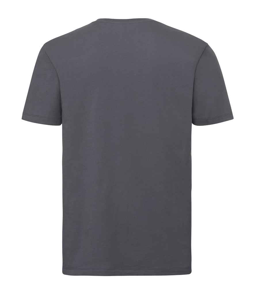 Russell Pure Organic T-Shirt in by Russell — Custom branded clothing by Print Press, featuring premium embroidery produced in our specialist print lab in the UK.