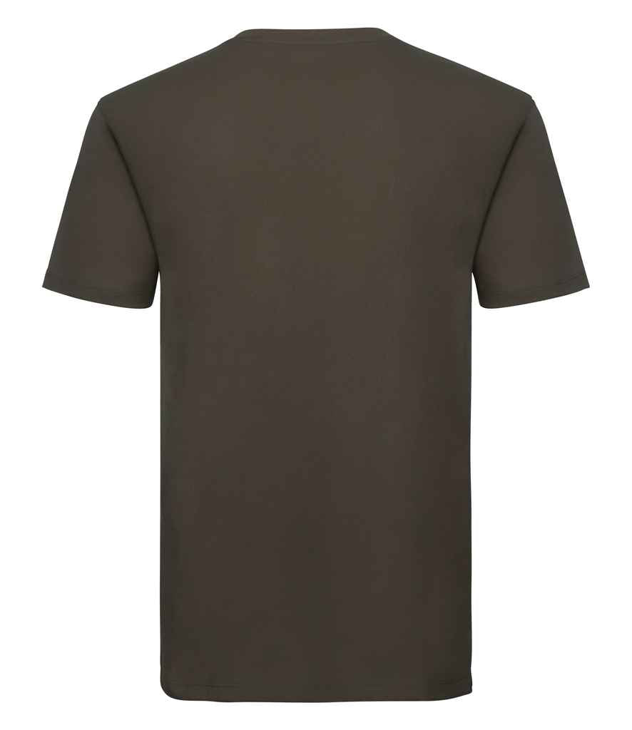 Russell Pure Organic T-Shirt in by Russell — Custom branded clothing by Print Press, featuring premium embroidery produced in our specialist print lab in the UK.