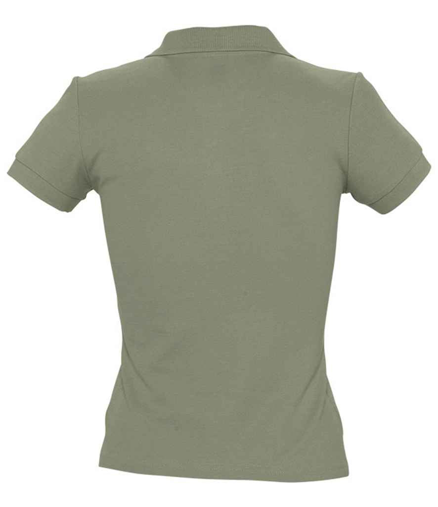SOL'S Ladies People Cotton Piqué Polo Shirt in by SOL'S — Custom branded clothing by Print Press, featuring premium embroidery produced in our specialist print lab in the UK.