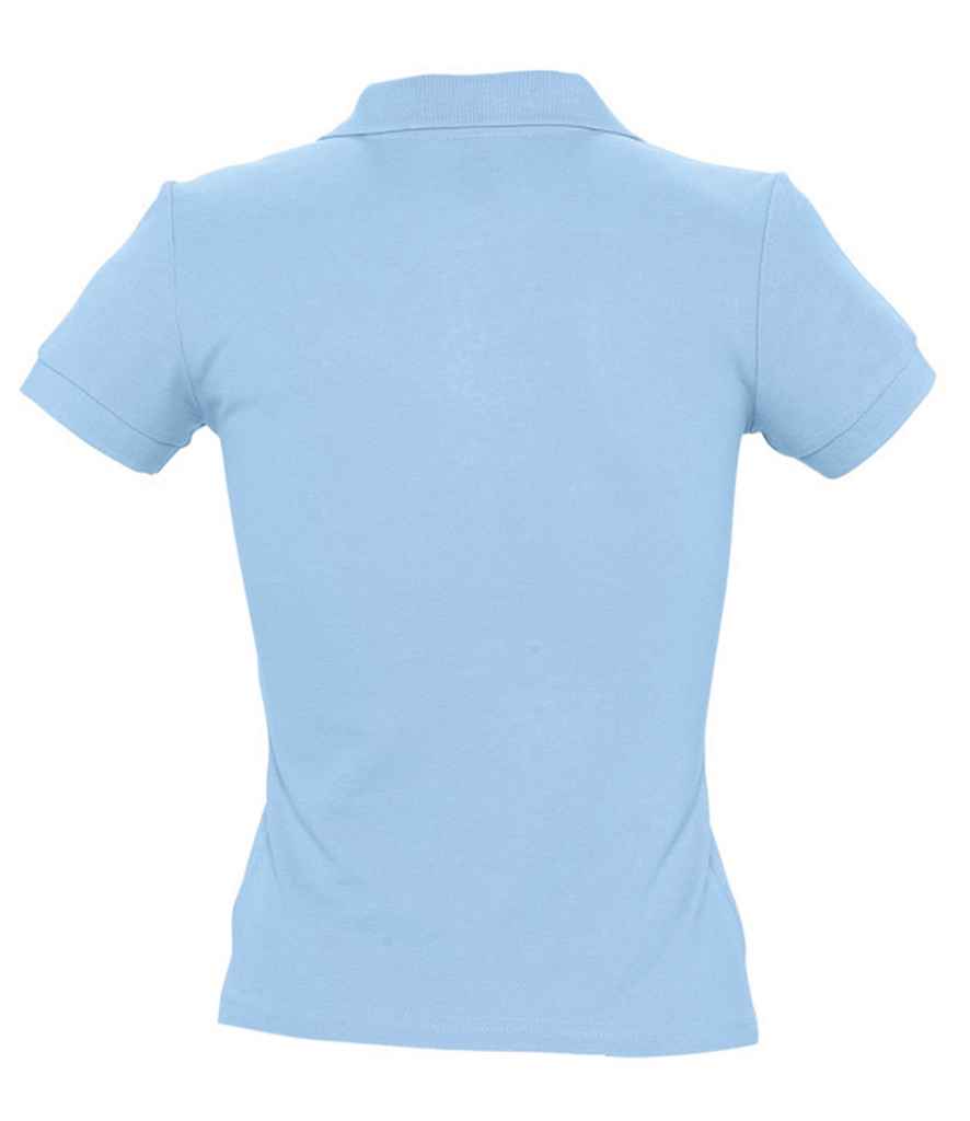 SOL'S Ladies People Cotton Piqué Polo Shirt in by SOL'S — Custom branded clothing by Print Press, featuring premium embroidery produced in our specialist print lab in the UK.