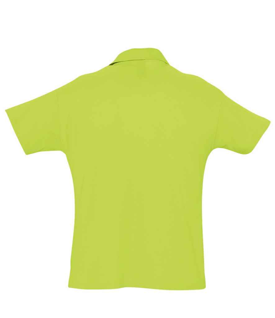 SOL'S Summer II Cotton Piqué Polo Shirt in by SOL'S — Custom branded clothing by Print Press, featuring premium embroidery produced in our specialist print lab in the UK.