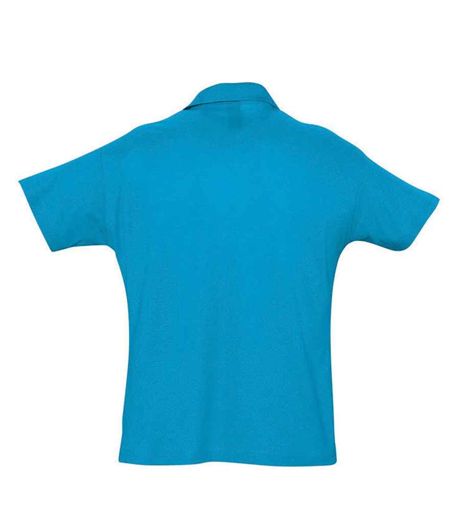 SOL'S Summer II Cotton Piqué Polo Shirt in by SOL'S — Custom branded clothing by Print Press, featuring premium embroidery produced in our specialist print lab in the UK.